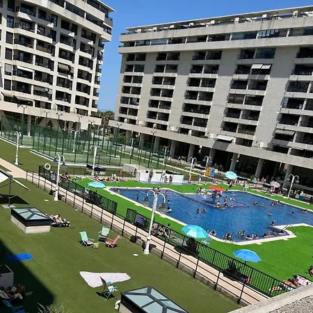 Complejo De Playa Con Terraza * 발렌시아